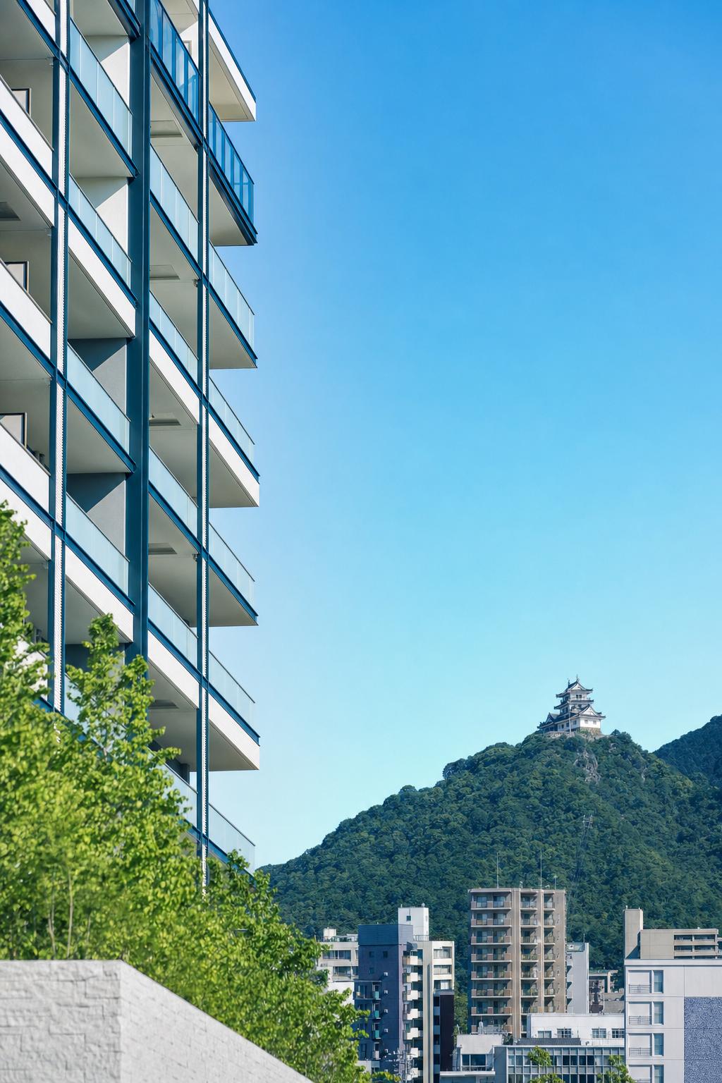 岐阜市内の分譲マンションの外観